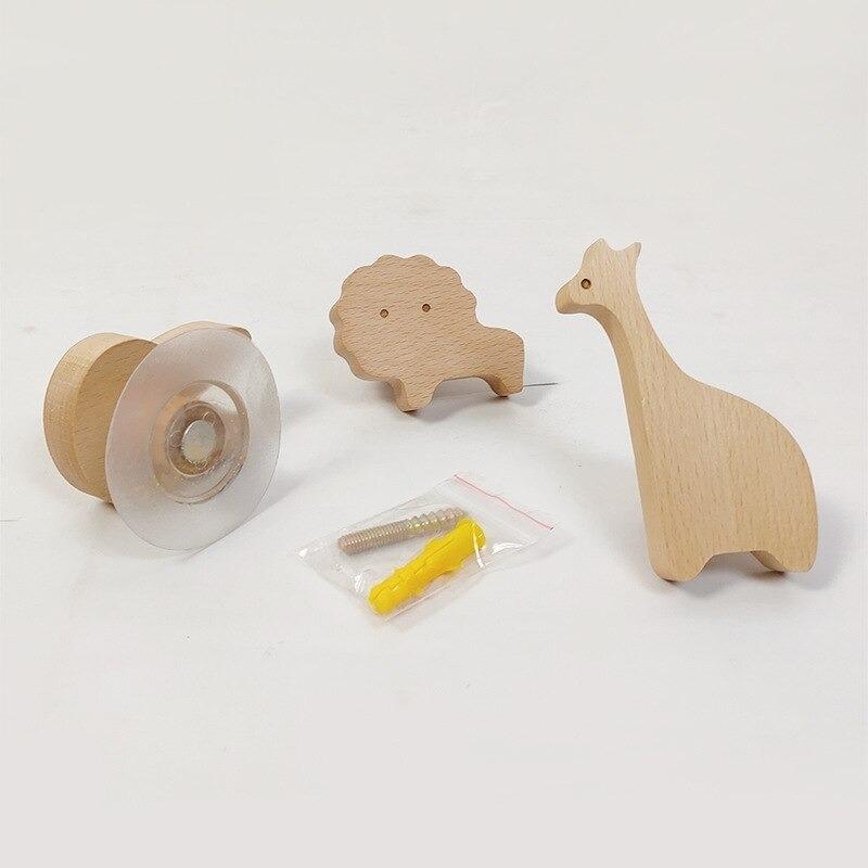 Patère chambre jungle bébé girafe déco