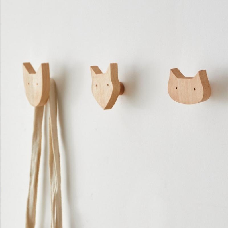 Patère chambre jungle bébé girafe design