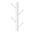 Porte manteau bois blanc mural arbre