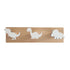 Porte manteau en bois jungle pour enfant blanc