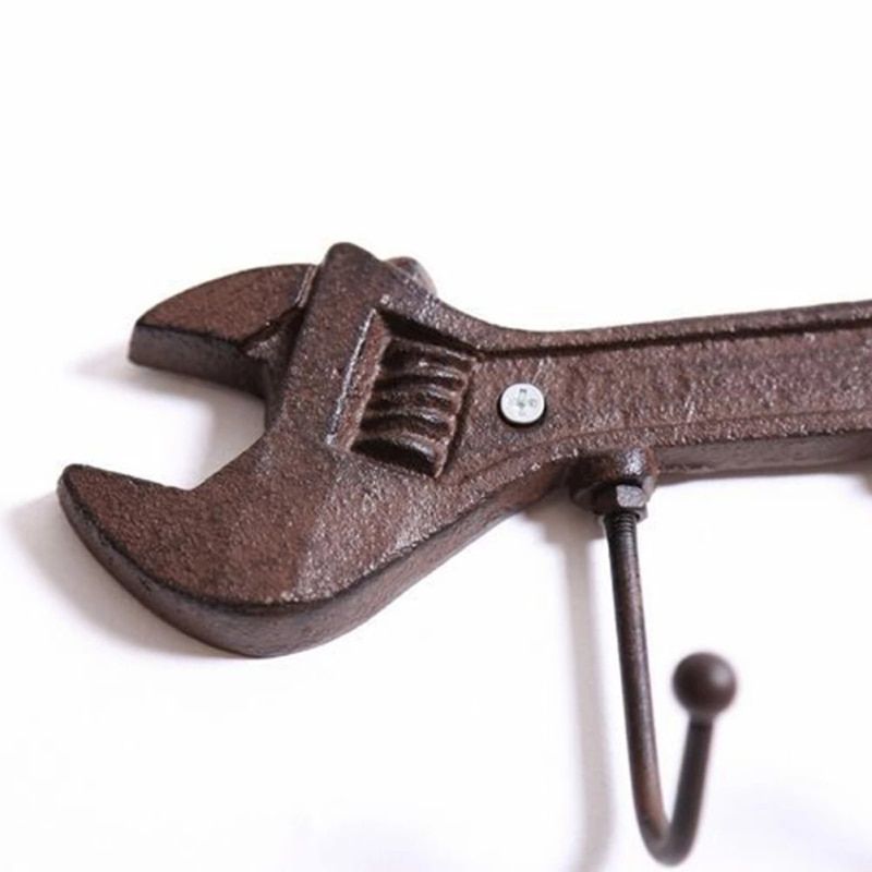 Porte manteau industriel mural outil grand
