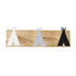 Porte manteau multicouleur enfant en bois 3 accroches