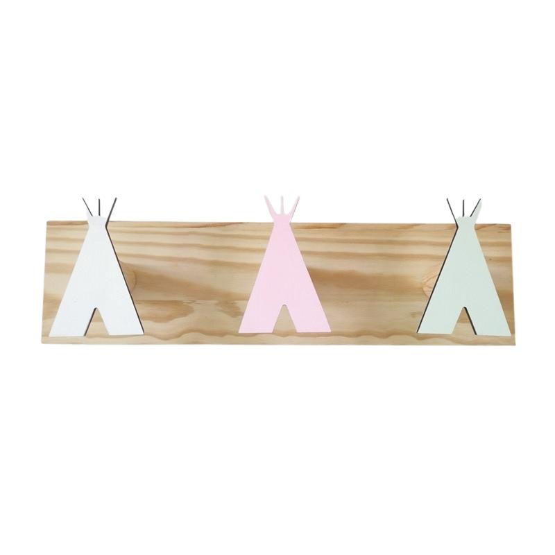 Porte manteau multicouleur style nordique enfant