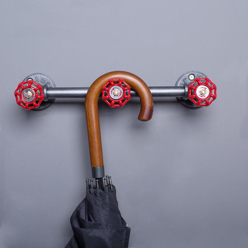 Porte manteau mural industriel metal