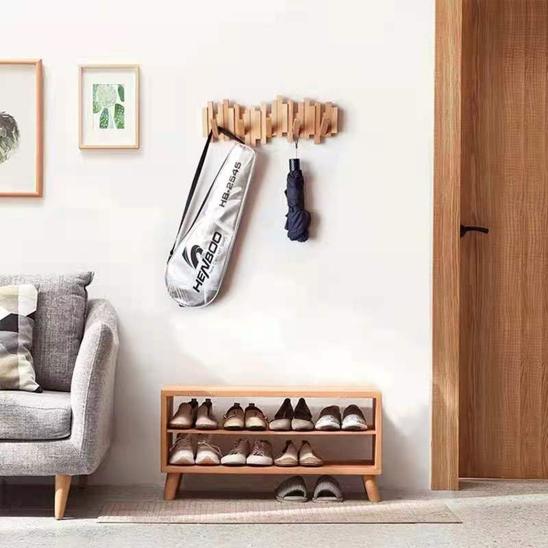 Porte manteau mural retractable design