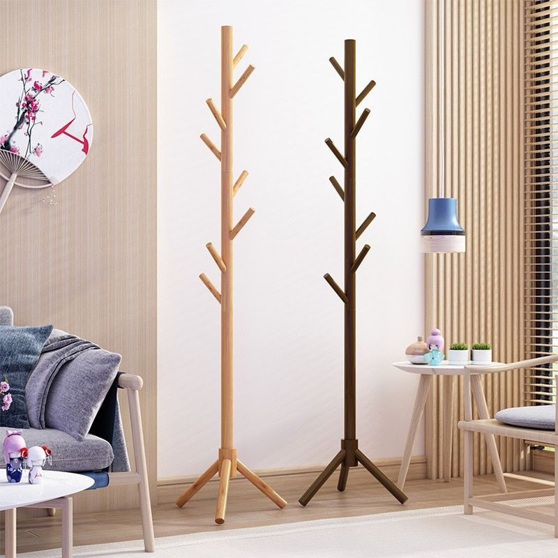 Porte manteau sur pied bois flotte decoration