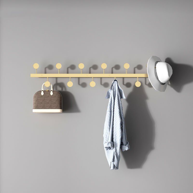 Porte manteau vertical mural metal