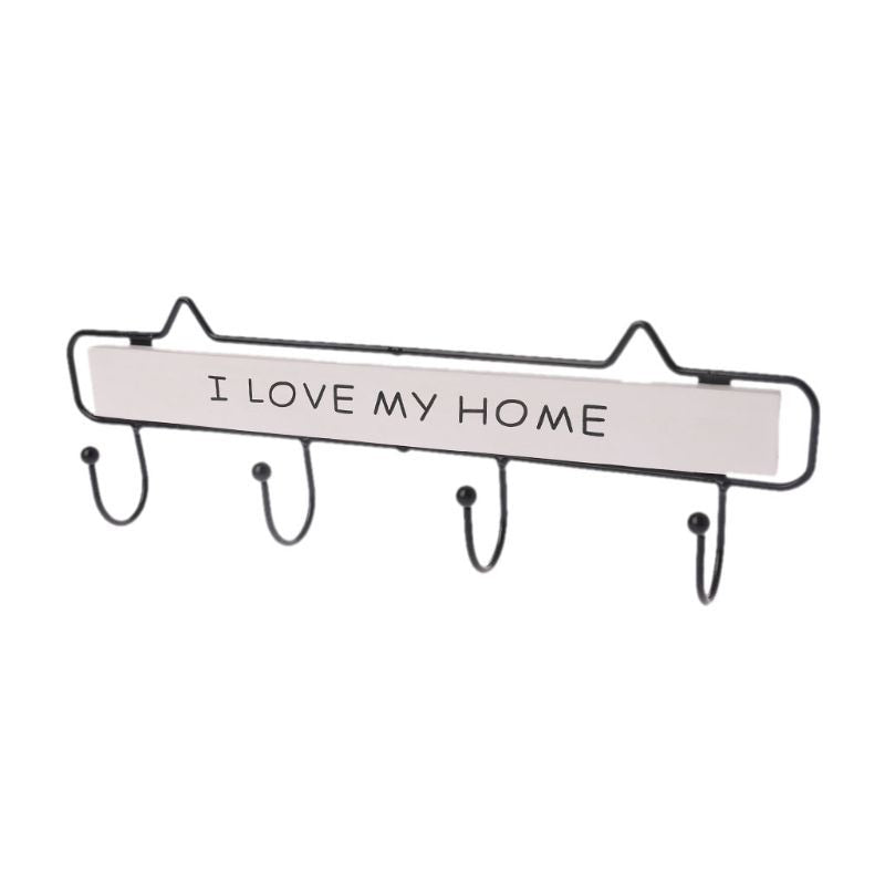 Porte manteaux design industriel home blanc