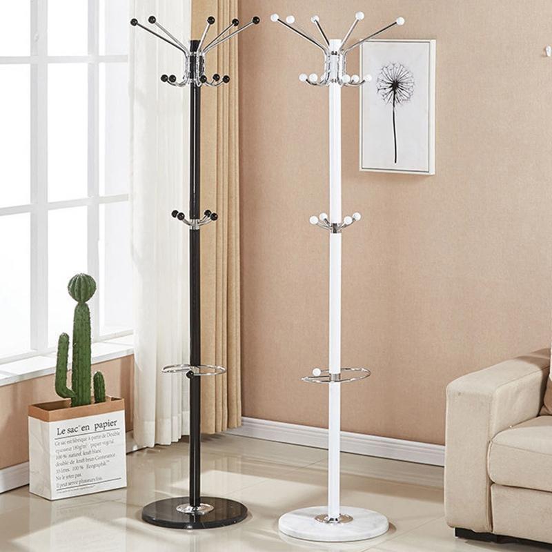 Porte-manteaux-perroquet-design-en-fer-forgé-noir-entrée
