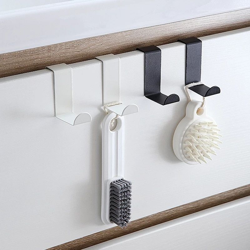 crochet de porte blanc