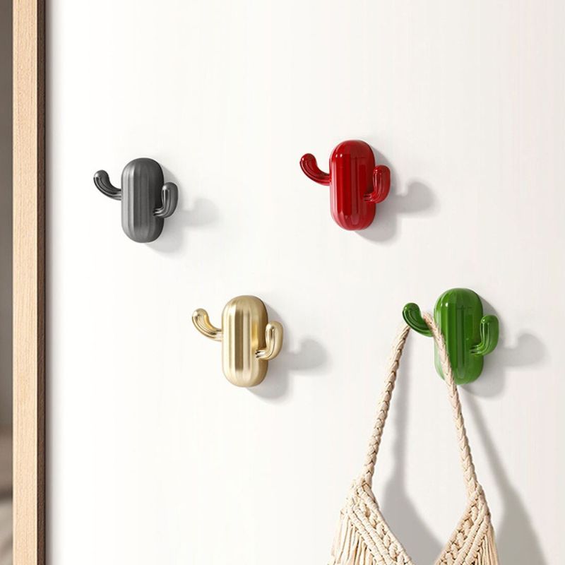 crochet mural rouge couleur