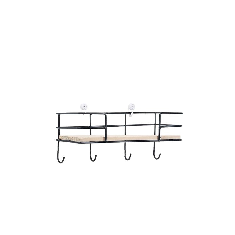 etagere porte manteau mural