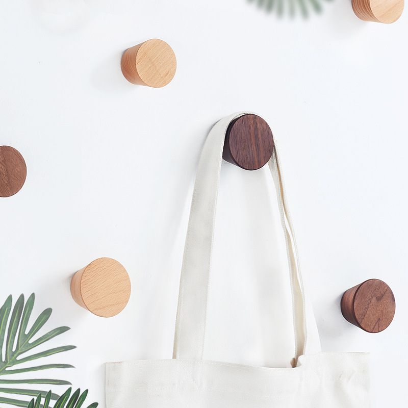 patere bois naturel crochet