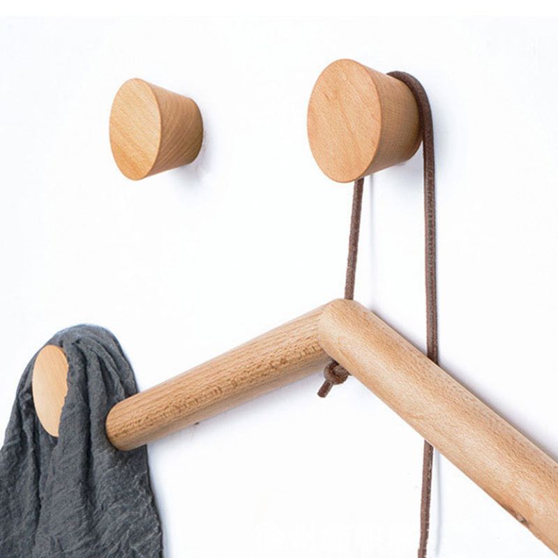 patere bois naturel deco