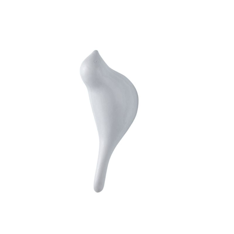 patere oiseau blanc
