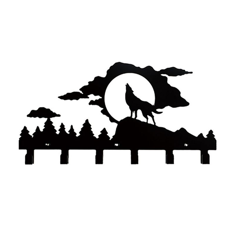 porte manteau animaux de la foret