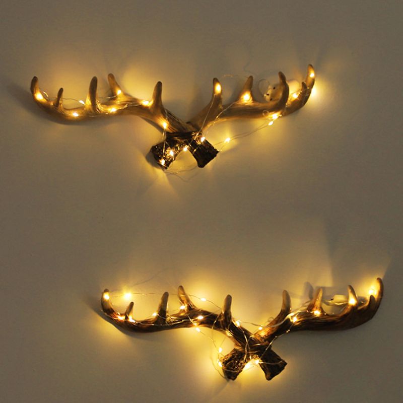 porte manteau bois de cerf scandinave