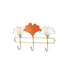 porte manteau dore mural orange