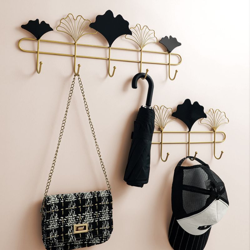 porte manteau dore noir