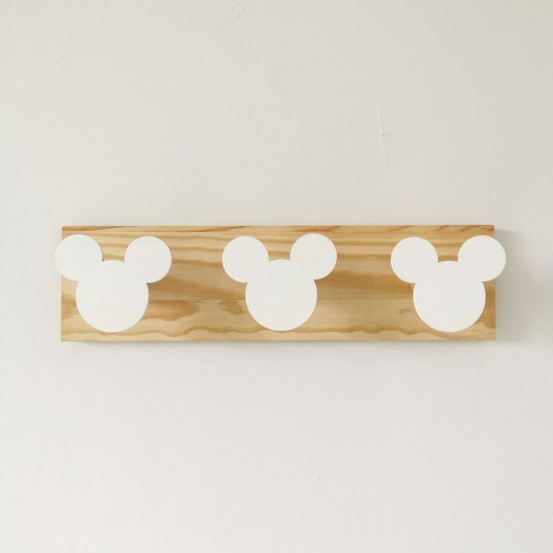porte manteau mural bebe blanc