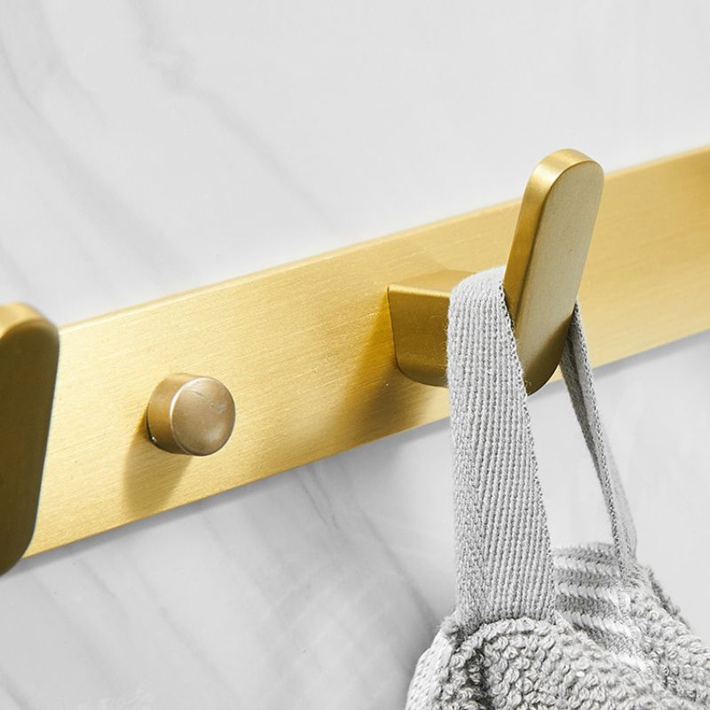 porte manteau mural dore boule