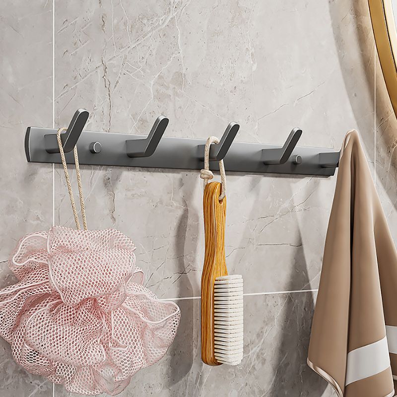 porte manteau mural gris anthracite