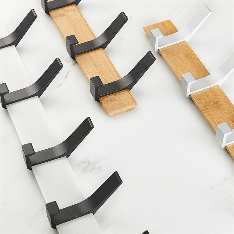 porte manteaux bois noir