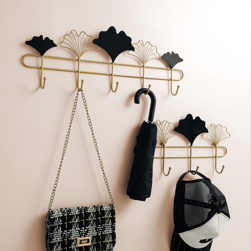 porte manteaux dore noir